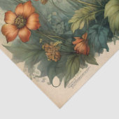 ヴィンテージフェアリーフローラバタフライデザイン 薄葉紙 (詳細)