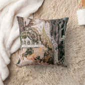 ヴィンテージフェアリーローズブドイラストレーションカイニールセン クッション (ブランケット)