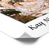 ヴィンテージフェアリーローズブドイラストレーションカイニールセン ポスター (角)