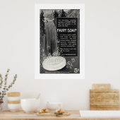 ヴィンテージフェアリー石鹸Ad 1916 ポスター (キッチン)