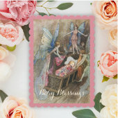 ヴィンテージフェアリー赤ちゃんシャワー 招待状