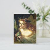 ヴィンテージフェアリー・ガール・バイ・ソフィー・ジェングエンベレ・アンダーソン ポストカード (スタンド正面)