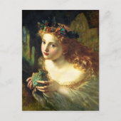 ヴィンテージフェアリー・ガール・バイ・ソフィー・ジェングエンベレ・アンダーソン ポストカード (正面)