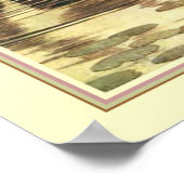 ヴィンテージフェアリー&フロッグプリントバイイダアウスワイト ポスター (角)