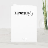 ヴィンテージフェアリー&マッシュルームハッピーバースデー カード (裏面)