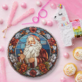 ヴィンテージフェイクステンドグラス ペーパープレート (パーティー)