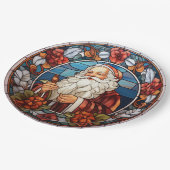 ヴィンテージフェイクステンドグラス ペーパープレート (アングル)