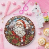 ヴィンテージフェイクステンドグラス ペーパープレート (パーティー)