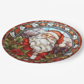 ヴィンテージフェイクステンドグラス ペーパープレート (アングル)