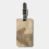 ヴィンテージフェイクハクニー ラゲッジタグ (正面縦)