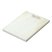 ヴィンテージフェイクパーチメントウェスタンスタイル結婚ズ ノートパッド (回転)