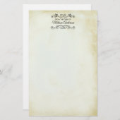 ヴィンテージフェイクパーチメントウェスタンスタイル 便箋 (正面/裏面)