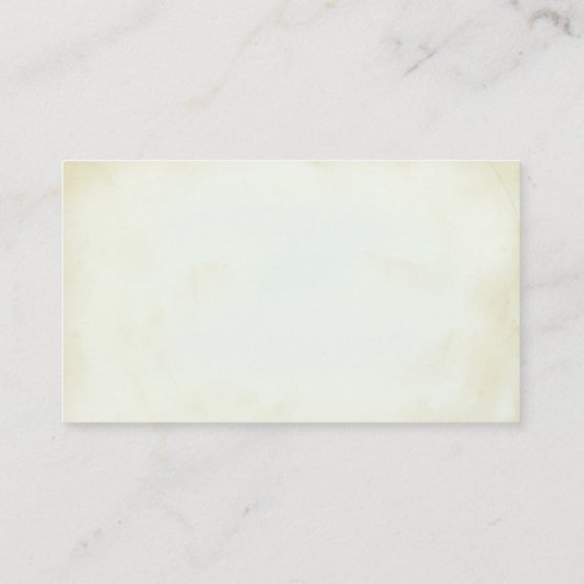 ヴィンテージフェイクパーチメントエレガントウェディングサイト 名刺 (裏面)