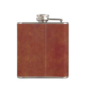 ヴィンテージフェイクレザーケルト結び目模様テンプレート フラスク (裏面)