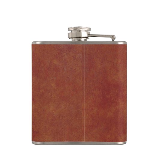 ヴィンテージフェイクレザーケルト結び目模様テンプレート フラスク (裏面)