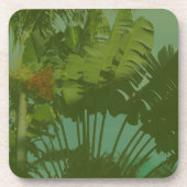 ヴィンテージフェイク熱帯織物 コースター (正面)