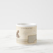 -ヴィンテージフェイク要素周期表Steampunk エスプレッソカップ (正面)