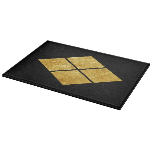 ヴィンテージフェイク金ゴールド竹田ジャパン・モンオリエンタル カッティングボード (角)