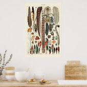 ヴィンテージフェザーバイアドルフミロ ポスター (キッチン)