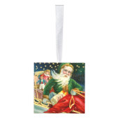 ヴィンテージフェスティバルキューブクリスマス飾り キューブオーナメント (右)