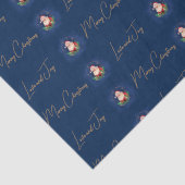 ヴィンテージフェスティバルサンタメリークリスマスティッシュペーパー 薄葉紙 (詳細)