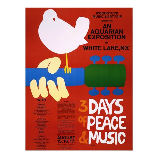 ヴィンテージフェスティバルポスター フォトプリント            (正面)