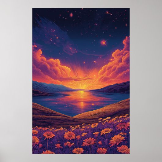 ヴィンテージフェスティバルポスター：Moebius Transform ポスター (正面)