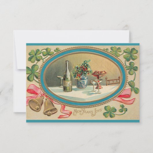 ヴィンテージフェスティバル正月パーティの招待状 招待状 (正面)