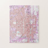 ヴィンテージフェニックスアリゾナの地図(1952年) 2 ジグソーパズル (縦)