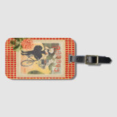 ヴィンテージフェバスウーマン&サイクルコラージュ ラゲッジタグ (正面横)