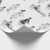 ヴィンテージフェミニストファッション ラッピングペーパー (角)