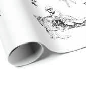 ヴィンテージフェミニストファッション ラッピングペーパー (ロールコーナー)