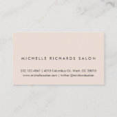 ヴィンテージフェミニン新しい 名刺 (裏面)