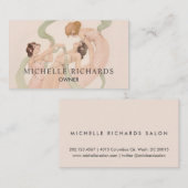 ヴィンテージフェミニン新しい 名刺 (正面/裏面)