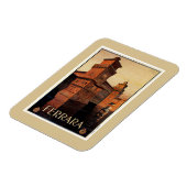 ヴィンテージフェライタリアンラ旅行ポスター マグネット (左側)