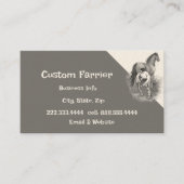 ヴィンテージフェリアホースのショイングホフトリミング 名刺 (正面)