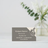 ヴィンテージフェリアホースのショイングホフトリミング 名刺 (スタンド正面)