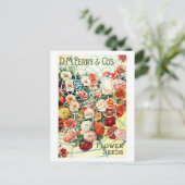 ヴィンテージフェリー花種広告 ポストカード (スタンド正面)