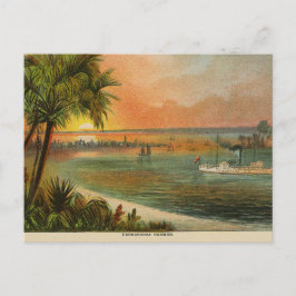 ヴィンテージフェルナンディナハーバーアメリアアイランドフロリダ ポストカード