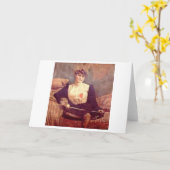 ヴィンテージフェンサー!ヴィンテージフェンシングノートカード カード (黄色い花)