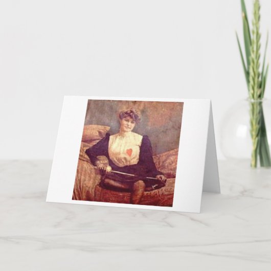 ヴィンテージフェンサー!ヴィンテージフェンシングノートカード カード (正面)