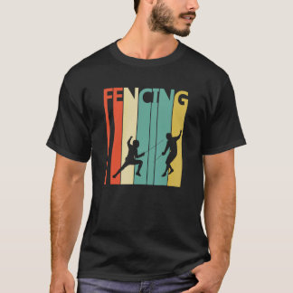 ヴィンテージフェンシングスポーツ Tシャツ