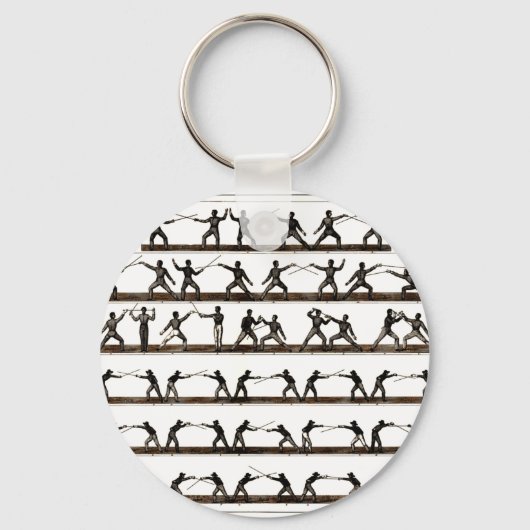 ヴィンテージフェンシング命令 キーホルダー (正面)