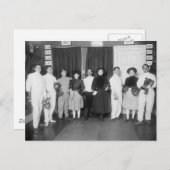 ヴィンテージフェンシング、1900年代初期 ポストカード (正面/裏面)