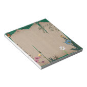 ヴィンテージフェンス引用文フローラスクラップブックペーパー ノートパッド (アングル)