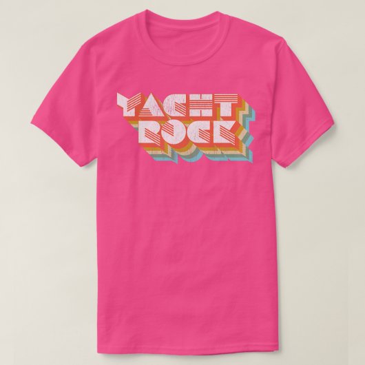 ヴィンテージフェードヨットロックパーティーボート飲用グラフ Tシャツ (デザイン正面)