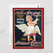 ヴィンテージフォアグラスパート広告 ポストカード (正面/裏面)