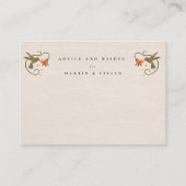 ヴィンテージフォアフローラティーアドバイスカード エンクロージャーカード (正面)