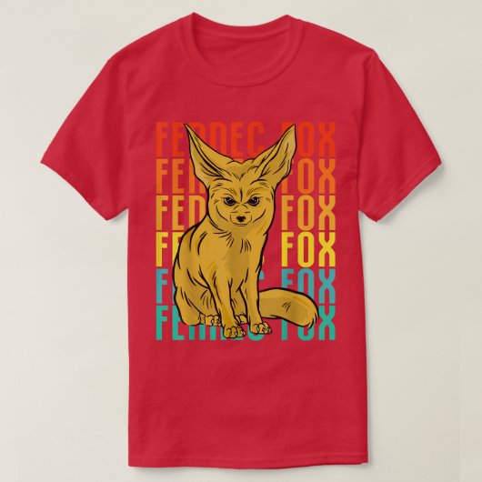 ヴィンテージフォエスフェンネクフォー Tシャツ (デザイン正面)