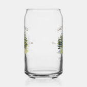 ヴィンテージフォギーグリーンフォレストウォーターカラーキャビンロッジ ガラス缶 (左)